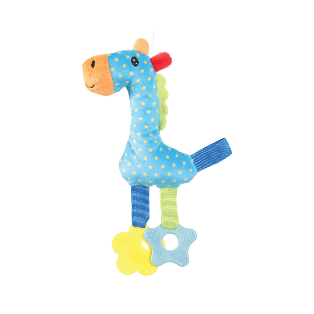 زولكس سكويكي لعبة زرافة محشوة للكلاب الصغيرة متعددة الالوان