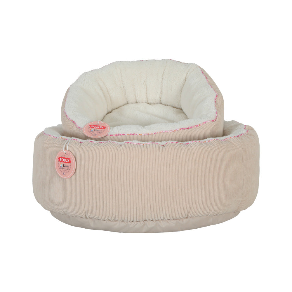 زولكس بلوم سرير مريح للقطط والكلاب لون بيج