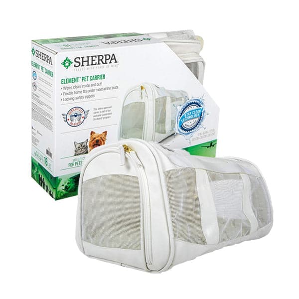 شيربا شنطة اوريجينال حامل تنقل أبيض وسط