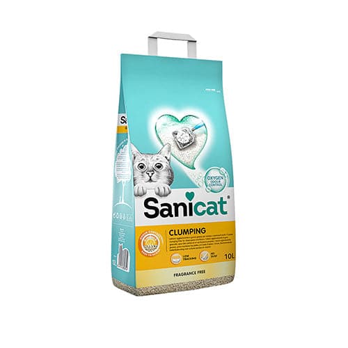 ساني كات رمل كربون خشن ذات تكتل عالي للقطط عديم الرائحة