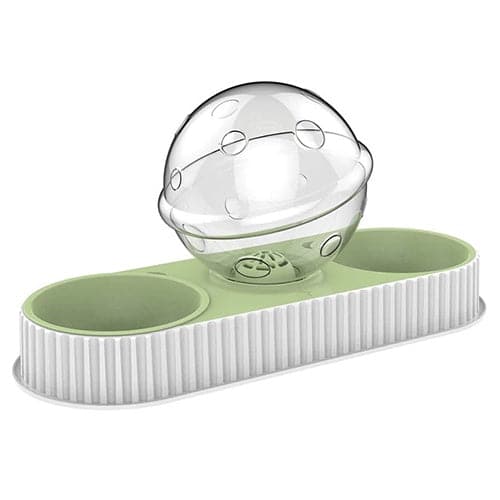 ماكلية و مشربية للقطط و الكلاب شكل كرة متعددة الالوان