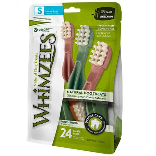 ويمزيزمكافات للكلاب شكل فرشاة اسنان حجم صغير 24 حبة