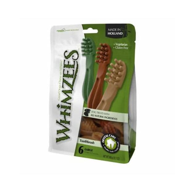 ويمزيز فرشاة اسنان كبير 6 قطع للكلاب