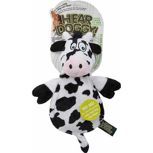 هير دوغي لعبة للكلاب شكل بقرة