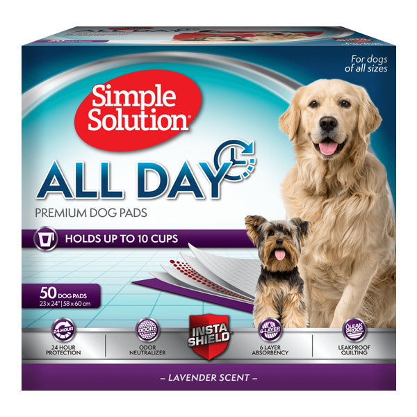 سمبل سلوشن اول داي فرش تدريب للكلاب برائحة اللافندر