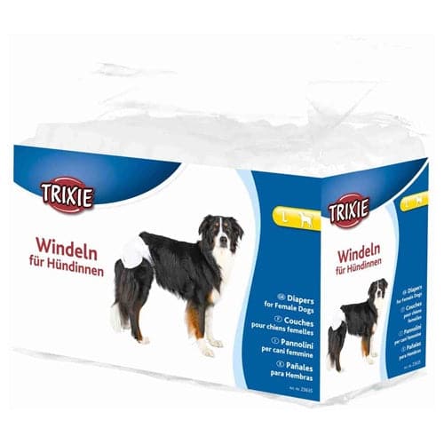 تركسي حفاضات لاناث الكلاب 12 حبة مقاس (L)