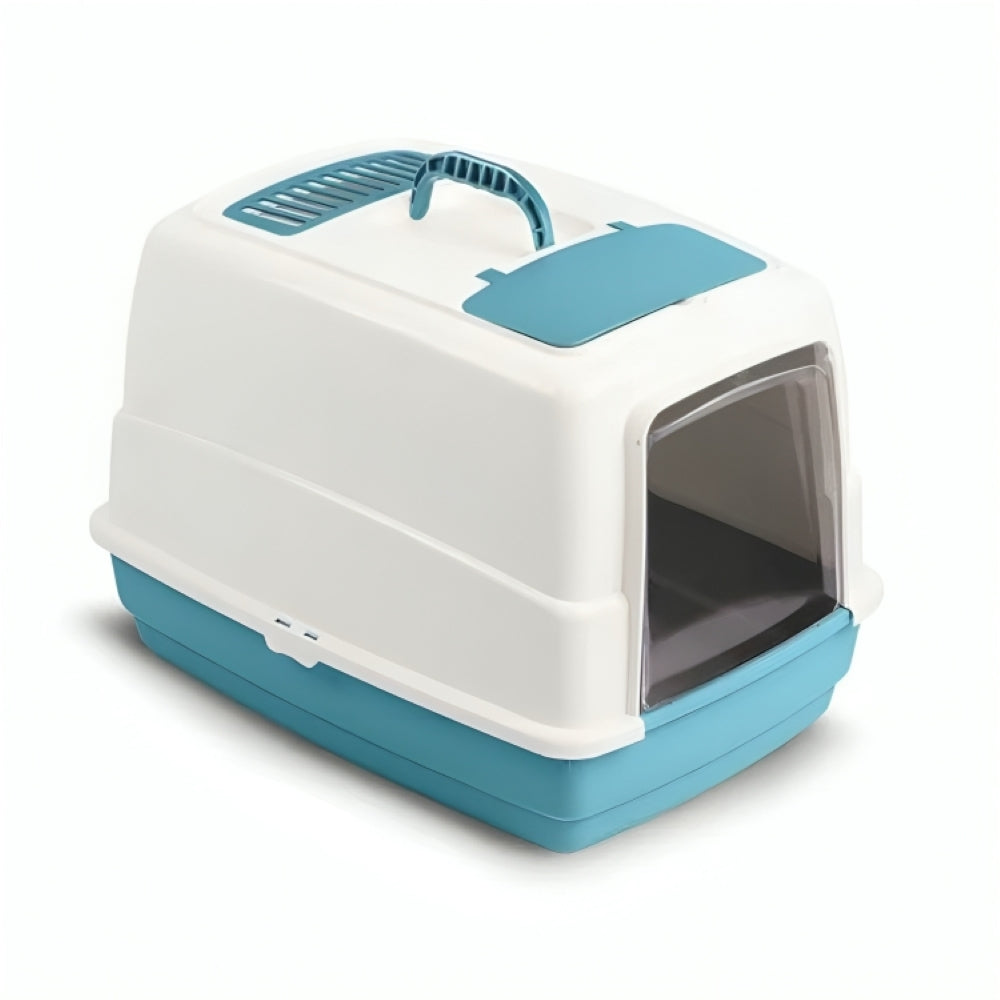 ام بي اس جوي كات حوض رمل مغلق مع سكوب وفلتر للقطط الوان متعددة