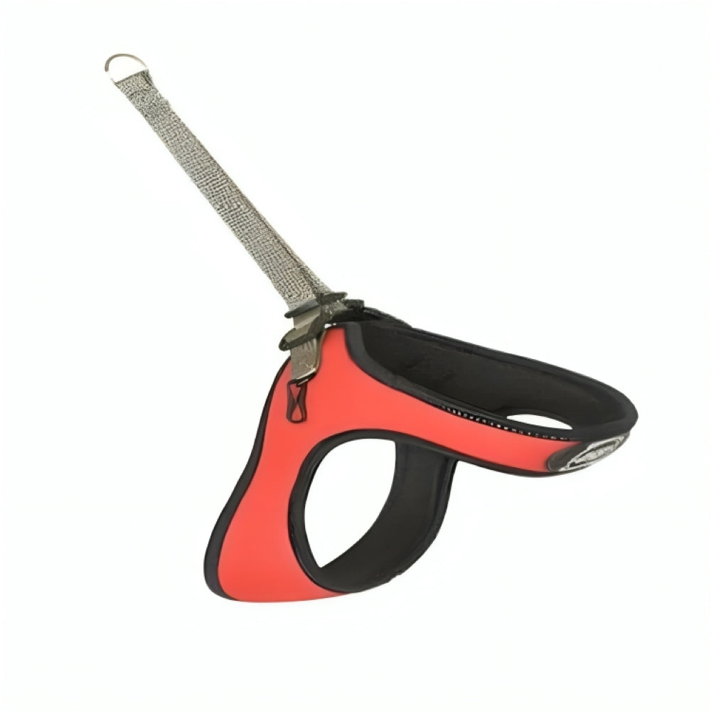 ام بي اس فوب سبيدي صدرية للكلاب لون أحمر صغير جداً