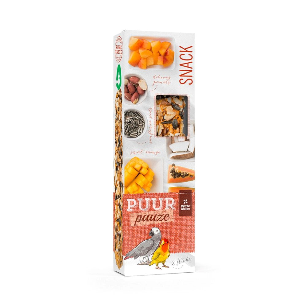 ويت مولين بيور مكافات بنكهة الحبوب والمكسرات والفواكة للببغاء وطيور الحب 140غ