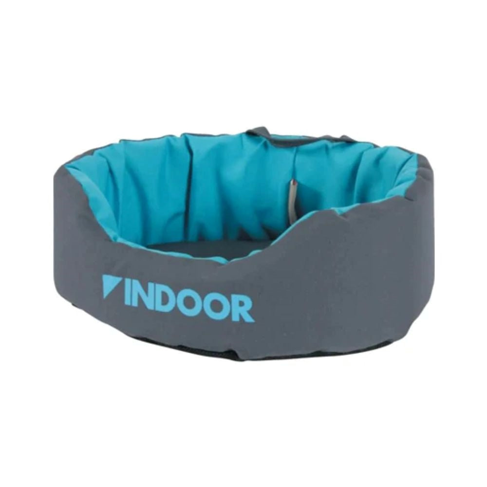 زولكس إندور سلة حيوانات صغيرة صغير - زهري/رمادي