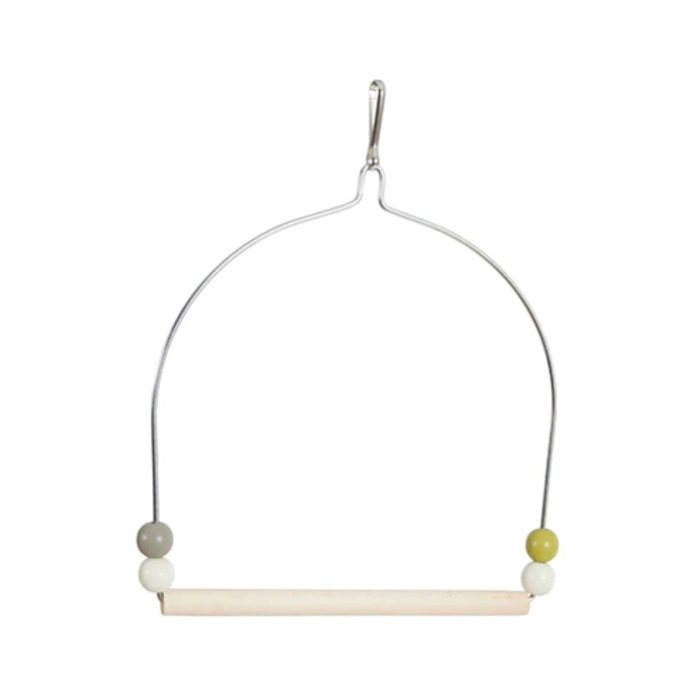 زولكس ارجوحة خشبية مع اطار حديد